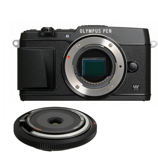 OLYMPUS PEN E-P5 ボディ/BCL-1580セット ブラック OLYMPUS PEN E-P5 ボディ/BCL-1580セット ブラック