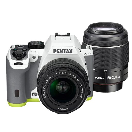 PENTAX K-S2 ダブルズームキット ホワイト×ライム
