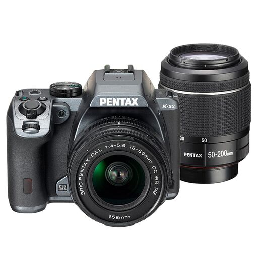 PENTAX K-S2 ダブルズームキット ストーングレー