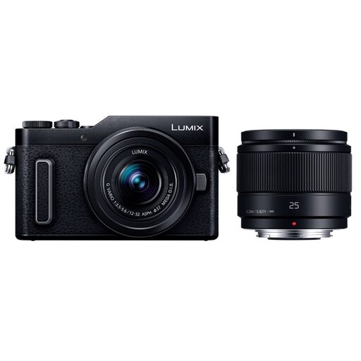 Panasonic LUMIX DC-GF10W ダブルレンズキット ブラック Panasonic LUMIX DC-GF10W ダブルレンズキット ブラック