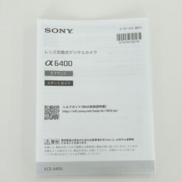 SONY α6400(ILCE-6400) SONY α6400(ILCE-6400)