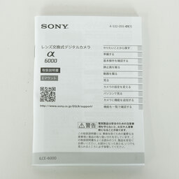 SONY α6000(ILCE-6000) SONY α6000(ILCE-6000)