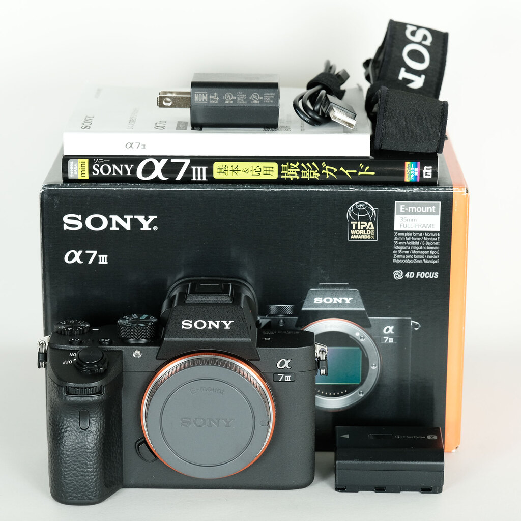 SONY α7 III 本体 ILCE-7M3 付属品一式 α7 III（ILCE-7M3）開梱レビュー＆試し撮りしてきました