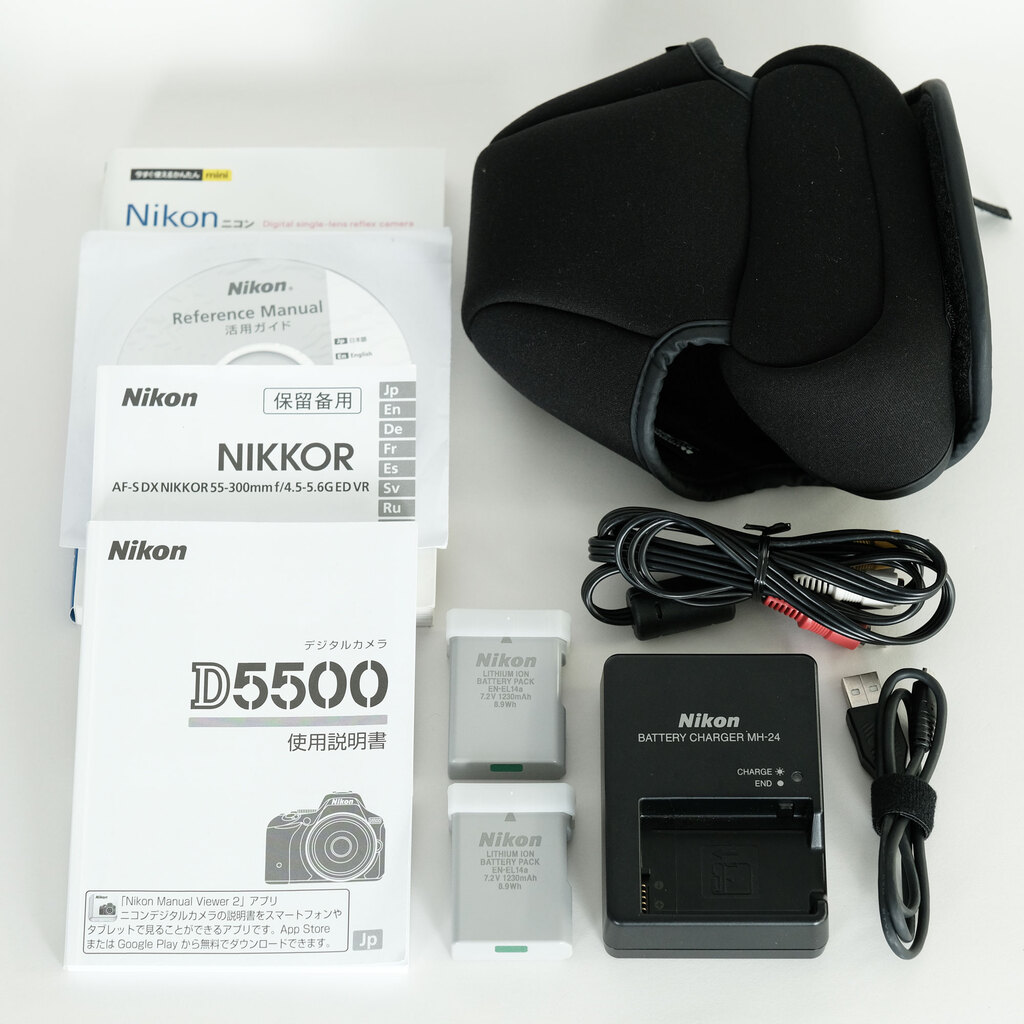 Nikon D5500 ダブルズームキット ブラック Nikon D5500 ダブルズームキット ブラック