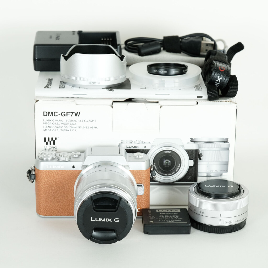 Panasonic LUMIX DMC-GF7W ダブルズームレンズキット ブラウン Panasonic LUMIX DMC-GF7W ダブルズームレンズキット ブラウン