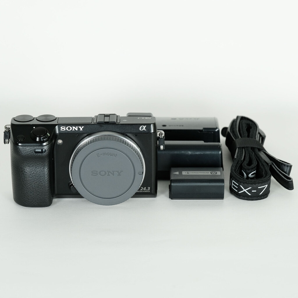 美品 ソニー SONY NEX−7 箱 説明書等完備 ジャンク】【箱・取説】SONY NEX−7