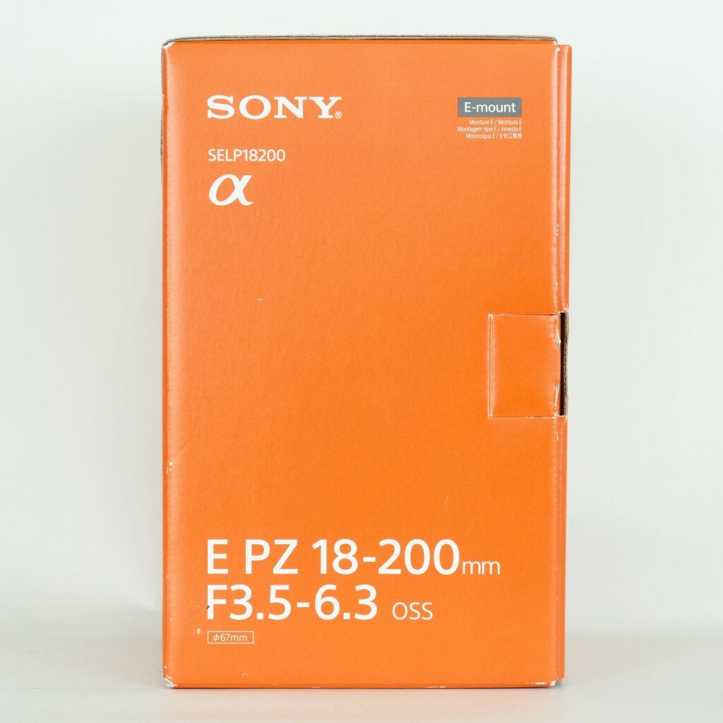 SONY E PZ 18-200mm F3.5-6.3 OSS SELP18200