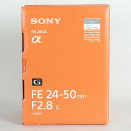 SONY FE 24-50mm F2.8 G SEL2450G