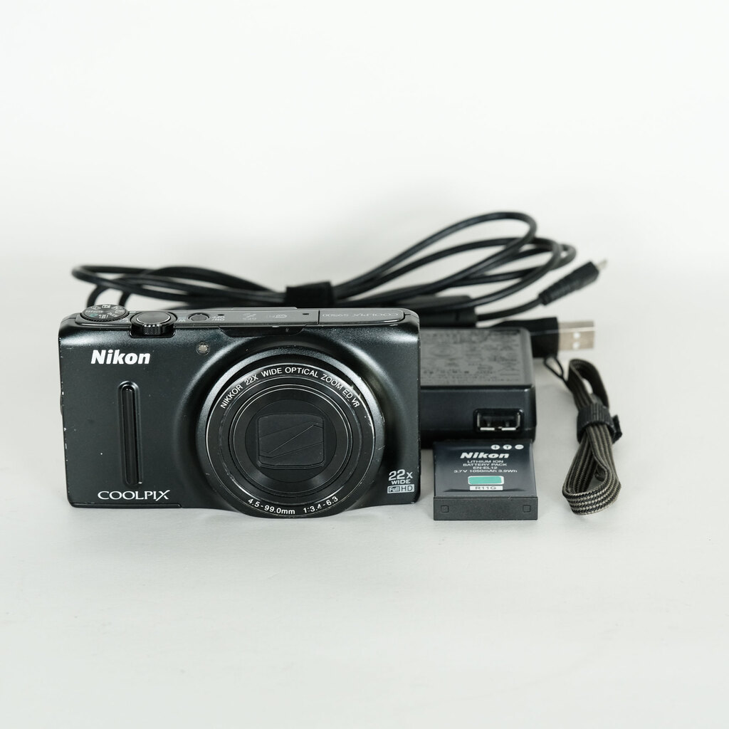 Nikon COOLPIX S9500 BK マットブラック