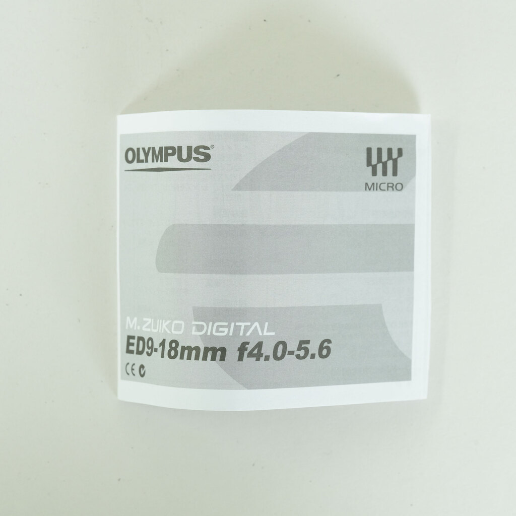 OLYMPUS M.ZUIKO DIGITAL ED 9‑18mm F4.0-5.6