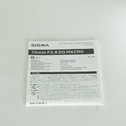 SIGMA 70mm F2.8 DG MACRO｜Art [ソニーE用]