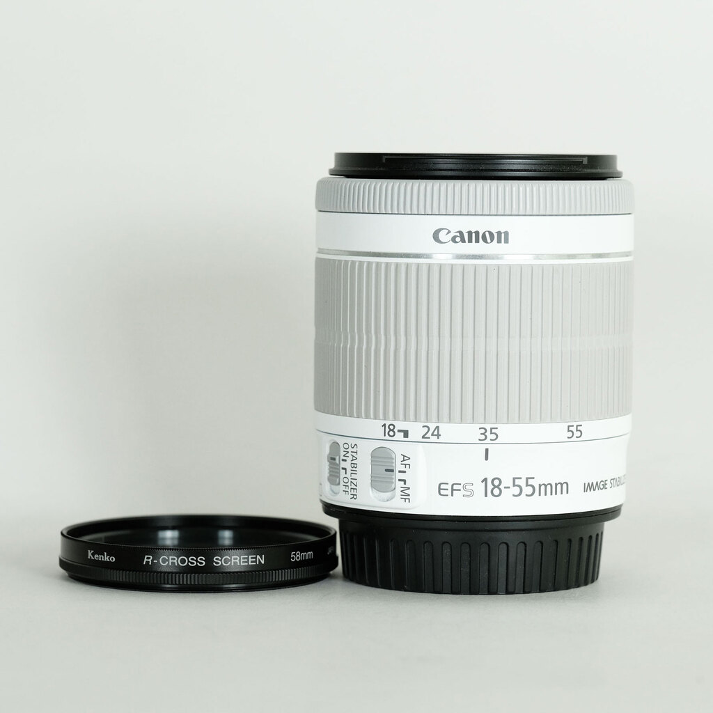 Canon EF-S18-55mm F3.5-5.6 IS STM ホワイト