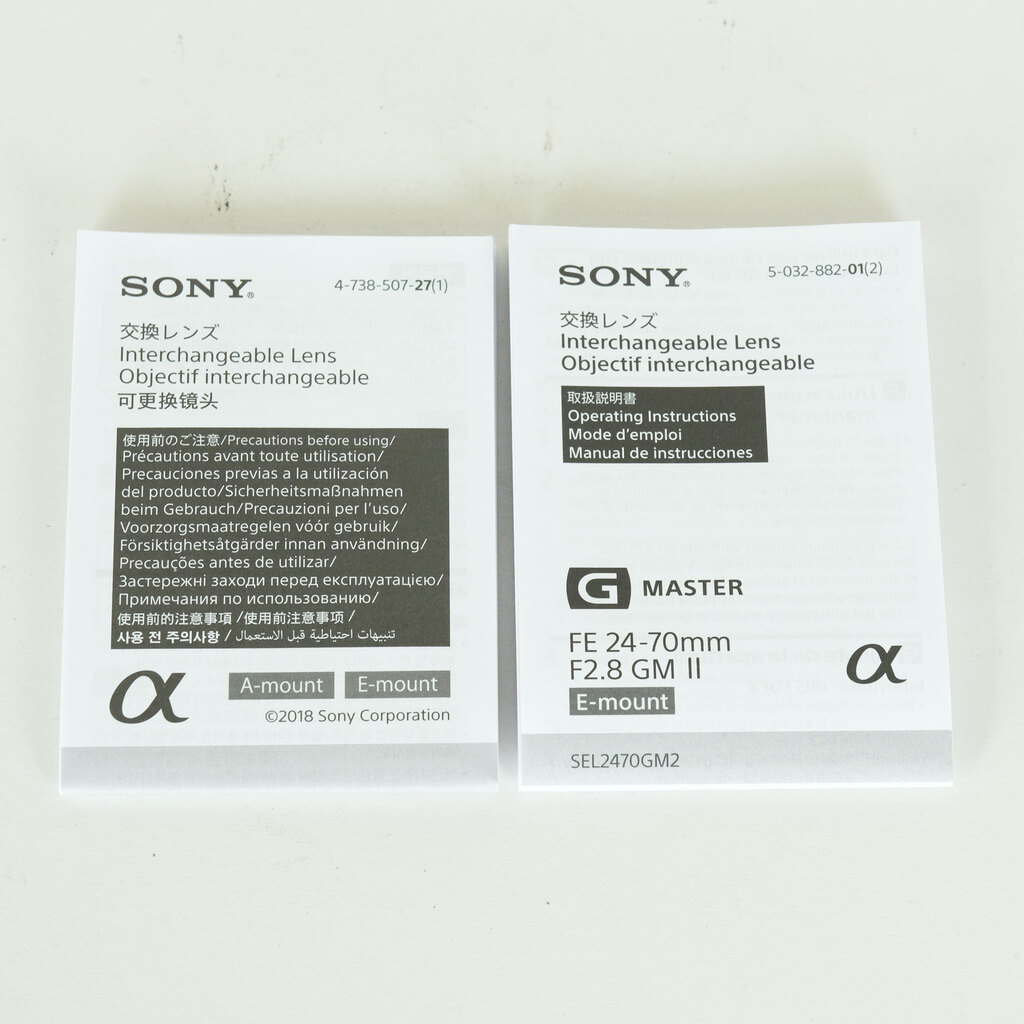SONY FE 24-70mm F2.8 GM II SEL2470GM2