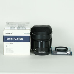 SIGMA A 19mm F2.8 DN (ソニーE用) ブラック SIGMA A 19mm F2.8 DN (ソニーE用) ブラック