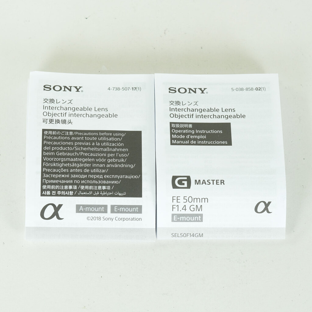 SONY FE 50mm F1.4 GM SEL50F14GM