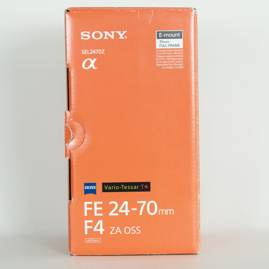 SONY Vario-Tessar T＊ FE 24-70mm F4 ZA OSS SEL2470Z