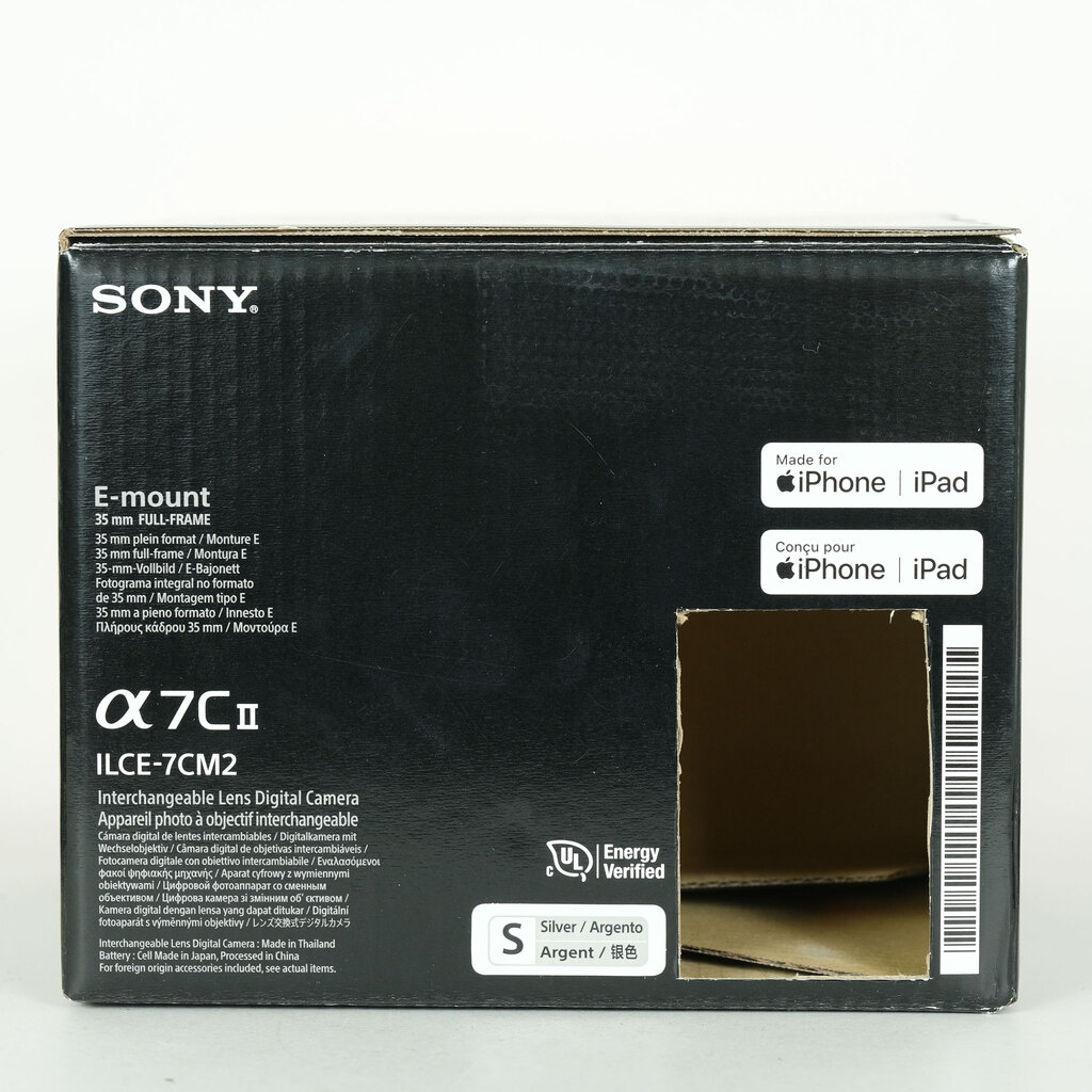SONY α7C II（ILCE-7CM2）