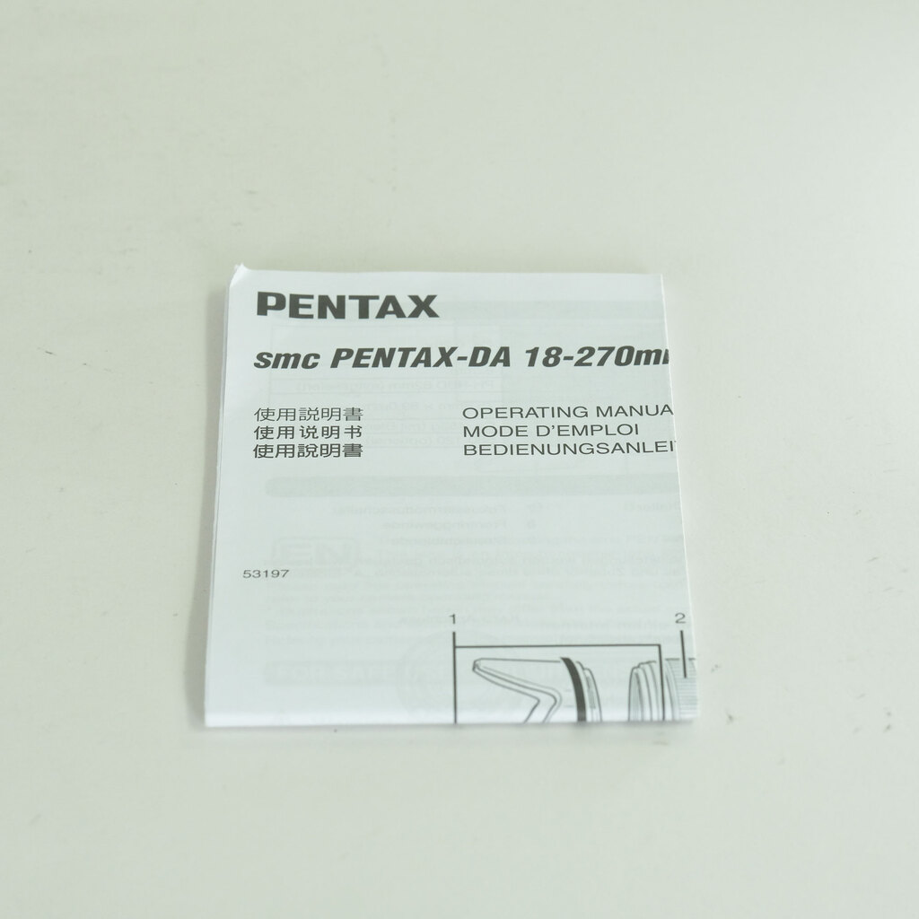 PENTAX smc PENTAX-DA 18-270mmF3.5-6.3ED SDM