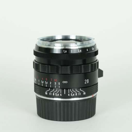 コシナ フォクトレンダー NOKTON Vintage Line 28mm F1.5 Aspherical VM Type II ブラックペイント
