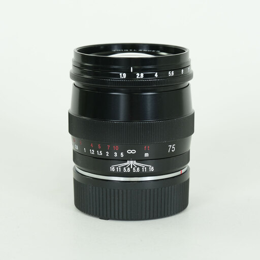 コシナ フォクトレンダー ULTRON 75mm F1.9 SC シングルコート ブラックペイント ライカM用 コシナ フォクトレンダー ULTRON 75mm F1.9 SC シングルコート ブラックペイント ライカM用