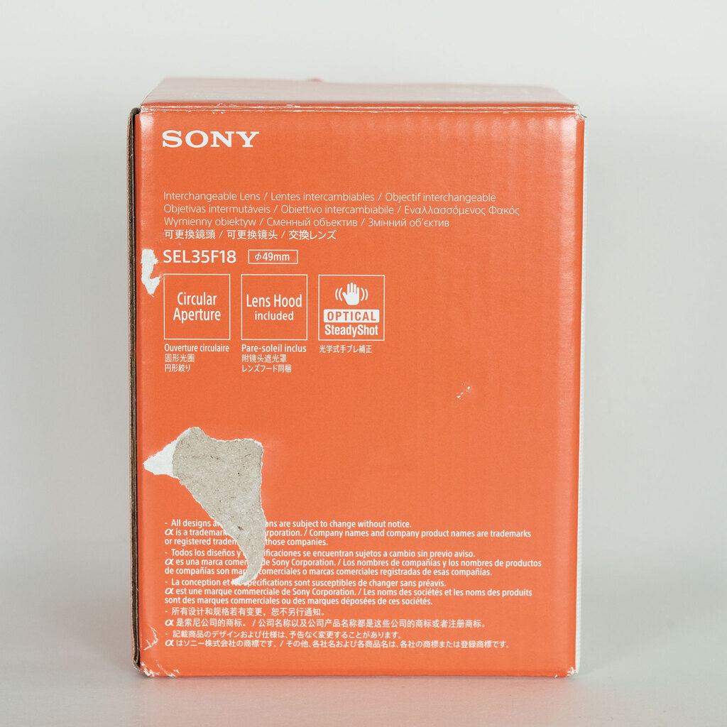 SONY E 35mm F1.8 OSS SEL35F18