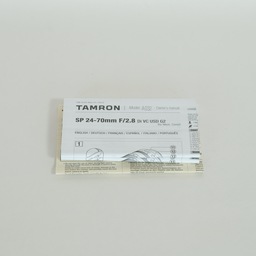 TAMRON SP 24-70mm F/2.8 Di VC USD G2（Model A032）[キヤノンEF用]