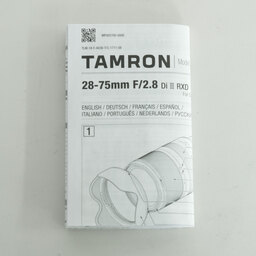 TAMRON 28-75mm F/2.8 Di III RXD (Model A036) [ソニーE用]
