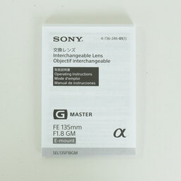 SONY FE 135mm F1.8 GM SEL135F18GM