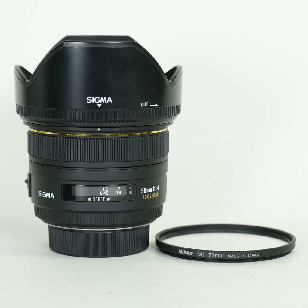 SIGMA 50mm F1.4 EX DG HSM (ニコンF用)