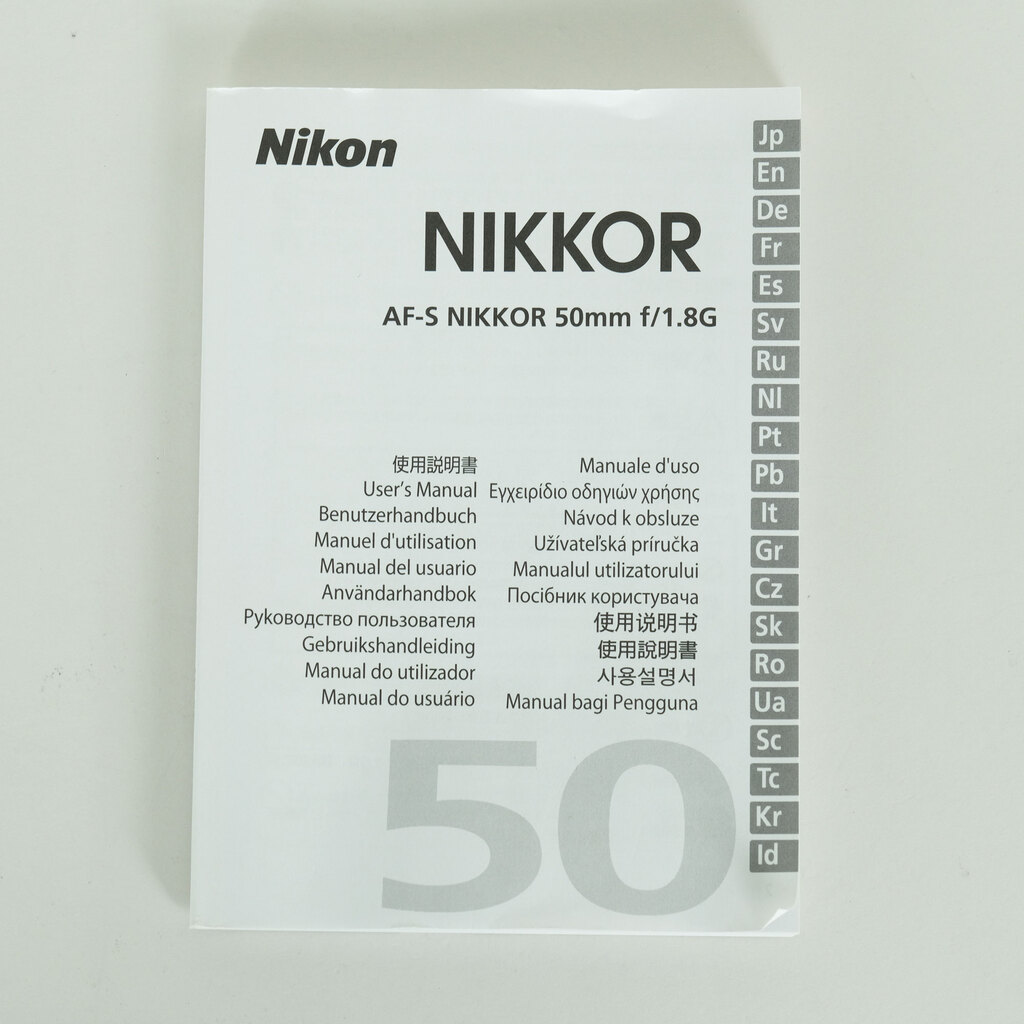 Nikon AF-S NIKKOR 50mm f/1.8G Nikon AF-S NIKKOR 50mm f/1.8G
