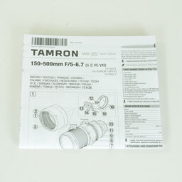 TAMRON 150-500mm F/5-6.7 Di III VC VXD（Model A057）[ソニーE用]