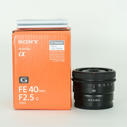 SONY FE 40mm F2.5 G SEL40F25G