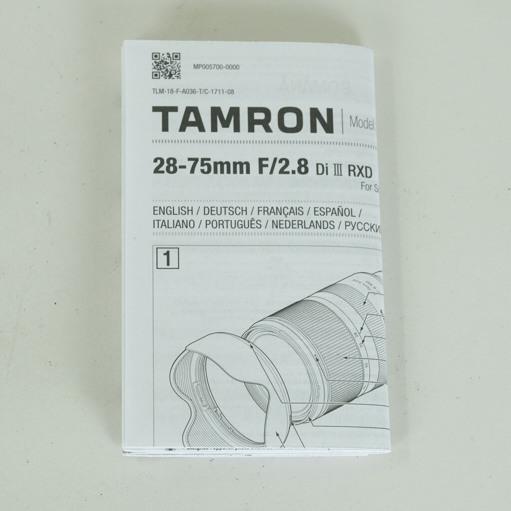 TAMRON 28-75mm F/2.8 Di III RXD (Model A036) [ソニーE用]