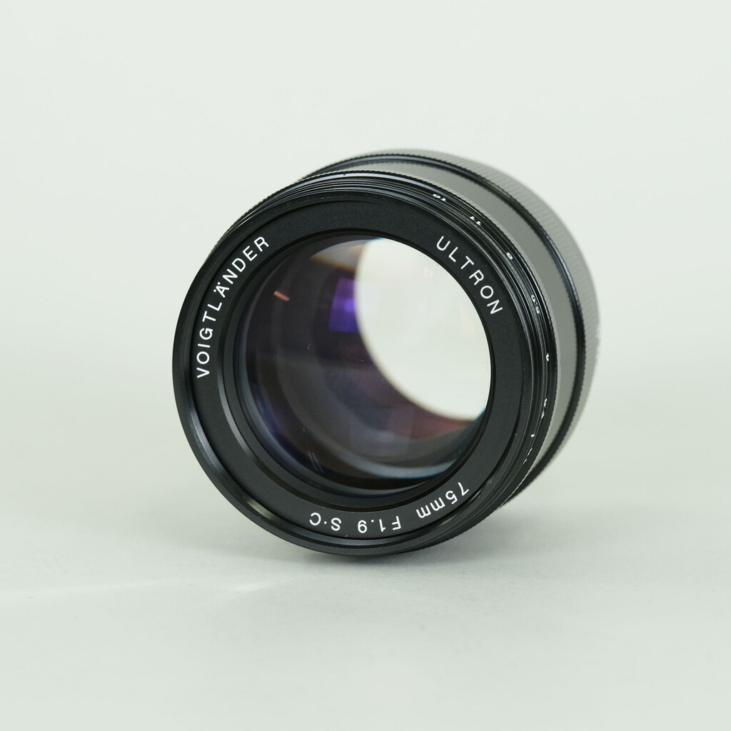 コシナ フォクトレンダー ULTRON 75mm F1.9 SC シングルコート ブラックペイント ライカM用