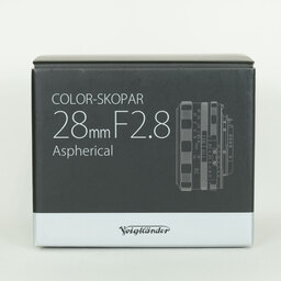 コシナ フォクトレンダー COLOR-SKOPAR 28mm F2.8 Aspherical SL II S Ai-S ブラックリム