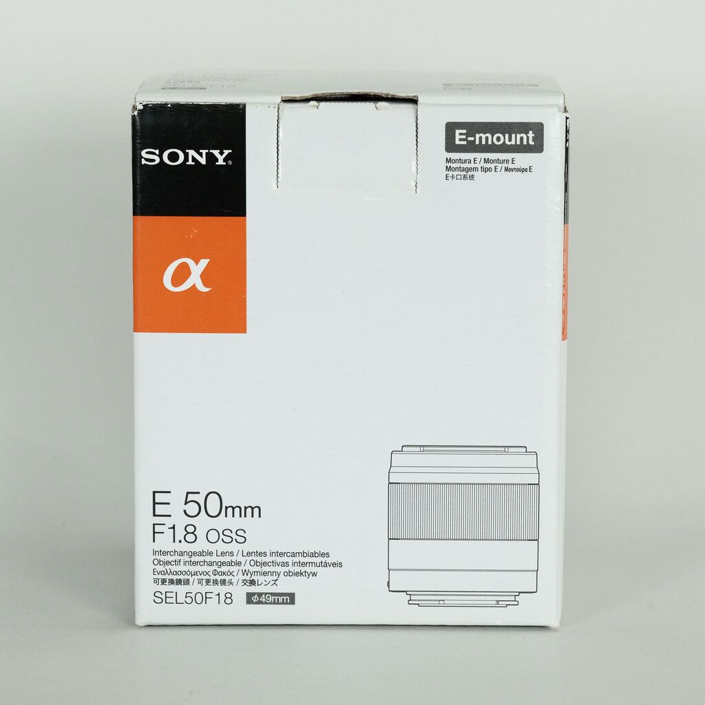SONY E 50mm F1.8 OSS SEL50F18