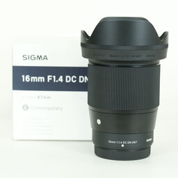 SIGMA 16mm F1.4 DC DN｜Contemporary [フジフイルムX用]