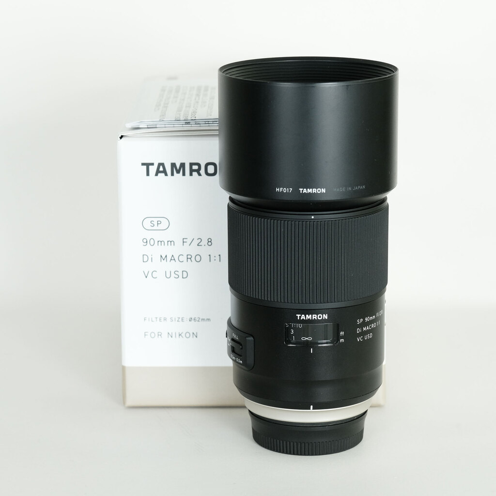 TAMRON SP 90mm F/2.8 Di MACRO 1:1 VC USD（Model F017）[ニコンF用]