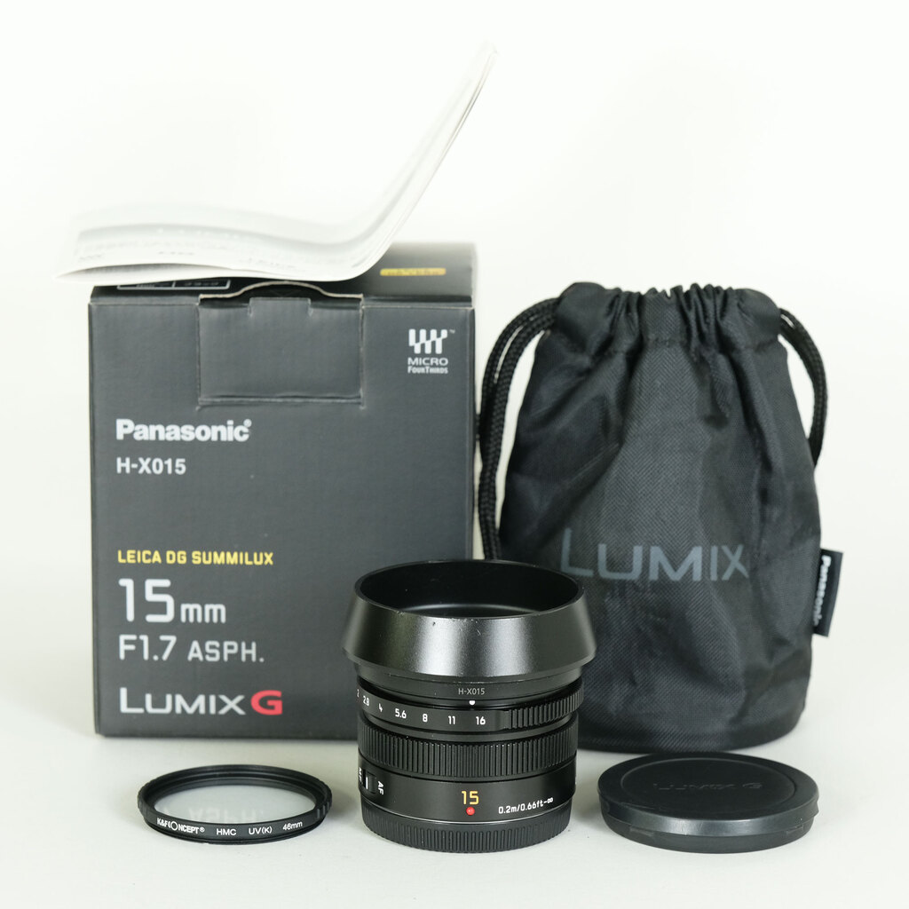 Panasonic LEICA DG SUMMILUX 15mm F1.7 ASPH. Panasonic LEICA DG SUMMILUX 15mm F1.7 ASPH.