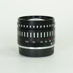 銘匠光学 TTArtisan 35mm F0.95 C (フジフイルムX用) ブラック×シルバー