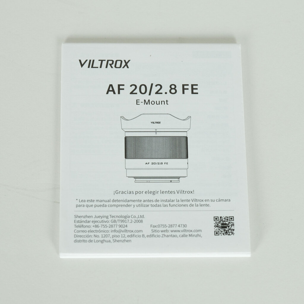 VILTROX AF 20mm F2.8 AIR STM ASPH ED IF（ソニーE用）