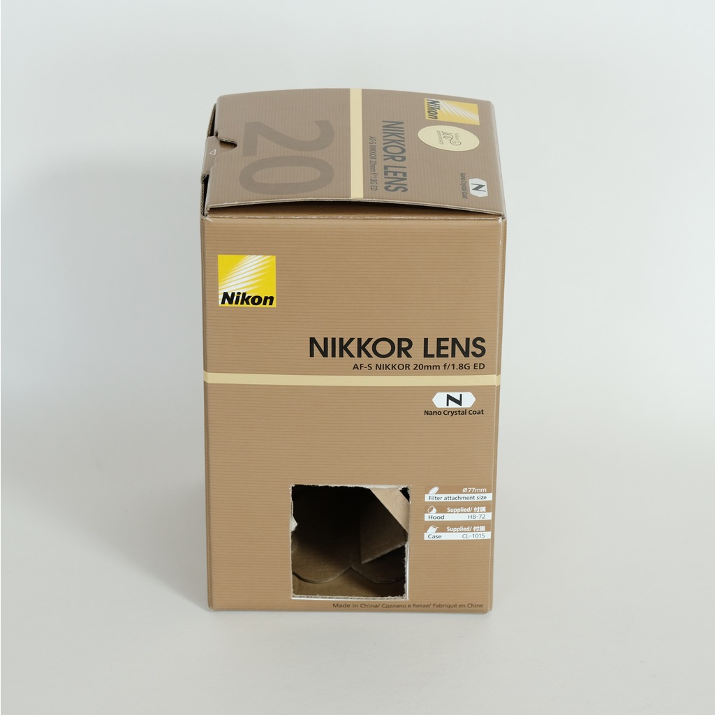Nikon AF-S NIKKOR 20mm f/1.8G ED