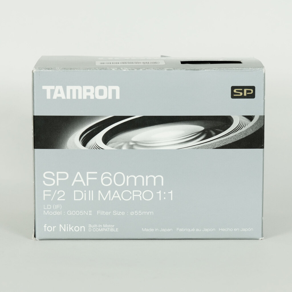 TAMRON SP 60mm F2 DiII MACRO 1:1/Model G005N(ニコン用) TAMRON SP 60mm F2 DiII MACRO 1:1/Model G005N(ニコン用)