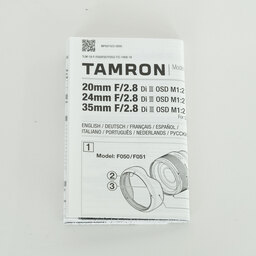 TAMRON 24mm F/2.8 Di III OSD M1:2 (Model F051) [ソニーE用]