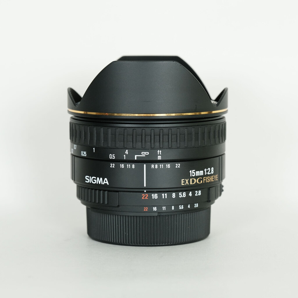 SIGMA 15mm F2.8EX DG DIAGONAL FISHEYE (ニコンF用)