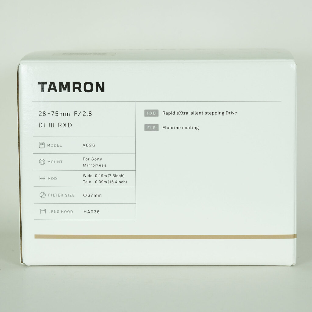 TAMRON 28-75mm F/2.8 Di III RXD (Model A036) [ソニーE用]
