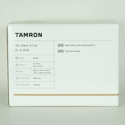 TAMRON 28-75mm F/2.8 Di III RXD (Model A036) [ソニーE用]