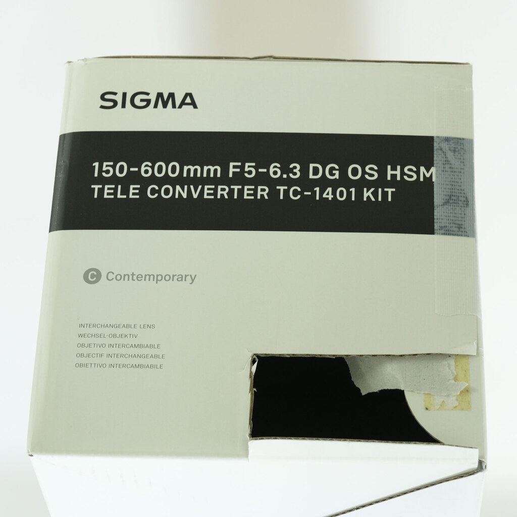 SIGMA Contemporary 150-600mm F5-6.3 DG 1.4xテレコンバーターキット (キヤノンEF用)