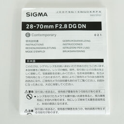 SIGMA 28-70mm F2.8 DG DN ｜Contemporary[ソニーE用]