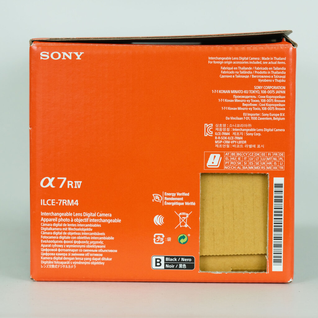 SONY α7R IV（ILCE-7RM4）